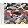 Camouflage PVC Leather Fabric