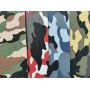 Camouflage PVC Leather Fabric