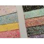 14 Colors Stock Glow In Dark Glitter Leather