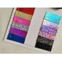Leopard Holographic Iridescent Leather Fabric