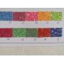 Fluorescent Chunky Glitter Leather Fabric