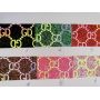 Patterned Fine Glitter Leather