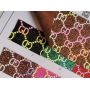 Patterned Fine Glitter Leather