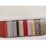 Stock Braid Leather Fabric Sell By Yards