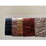 Metallic Colors Crackle Leather Fabric