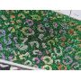 Leopard Pattern Chunky Glitter Leather
