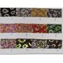 Leopard Pattern Chunky Glitter Leather