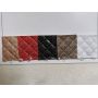 Thick Smooth Plaid Glitter Leather