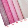 Iridescent Chunky Glitter Leather Fabric Meter
