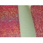 Felt Backing Iridescent Chunky Glitter Leather Fabric