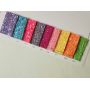 Ultra Chunky Sequin Glitter Leather Fabric Sheets