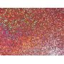 Felt Backing Iridescent Chunky Glitter Leather Fabric
