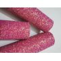 Thick Felt Backing Chunky Glitter Leather Mini Roll