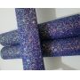 Stunning Purple Ultra Chunky Glitter Leather