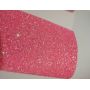 Pink Felt Backing Ultra Chunky Glitter Leather