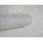 White Mini Roll High Quality Chunky Glitter Leather
