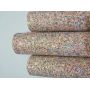 Fabulous Felt Backing Chunky Glitter Leather Fabric