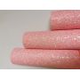 Pink Shining High Quality Felt Backing Glitter Leather