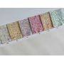 Elastic Backing Colorful Sequin Glitter Leather Fabric