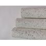 Rhinestone White Glitter Leather Fabric Felt Backing