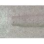 Rhinestone White Glitter Leather Fabric Felt Backing