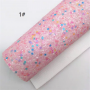 Confetti Chunky Glitter Leather Felt Backing Mini Roll