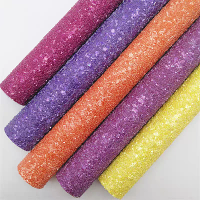 Chunky glitter,Chunky glitter fabric,Glitter leather fabric,glitter vinyl fabric