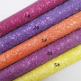 30*134CM Matt Color Chunky Glitter Leather For Fall