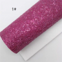 30*134CM Matt Color Chunky Glitter Leather For Fall