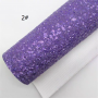 30*134CM Matt Color Chunky Glitter Leather For Fall