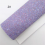30X134CM Pink Purple Chunky Glitter Leather