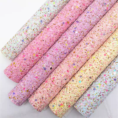 Chunky glitter,Glitter for craft,Glitter leather fabric,Glitter leather for bows,Glitter leather for hair bows