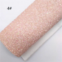 Beads chunky glitter leather felt backed mini rolls