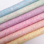 30X134CM Mini Roll Premium Chunky Glitter Leather
