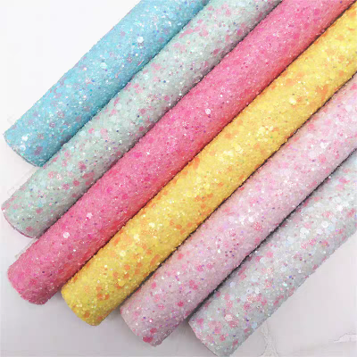 Chunky glitter,Chunky glitter fabric,Glitter for craft,Glitter leather fabric,Glitter leather for bows,glitter vinyl