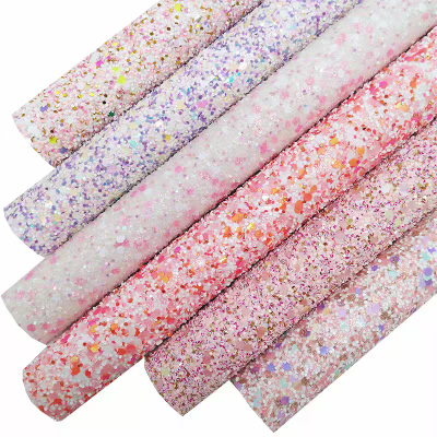 Chunky glitter,Chunky glitter fabric,Glitter for craft,Glitter leather fabric,Glitter leather for bows,glitter vinyl