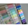Holographic Faux Leather Fabric With Felt Backing