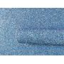 Blue Chunky Glitter Leather With Beads Felt Backing
