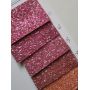 Solid Color Ultra Chunky Glitter Leather For Fall