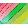 PU Faux Leather Fabric Neon Colors Mini Rolls A4 Sheets