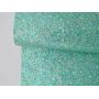 Green Iridescent Chunky Glitter Leather Sheets Mini Rolls