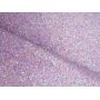 Purple Iridescent Chunky Glitter Leather Felt Backing