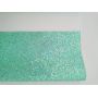 Green Iridescent Chunky Glitter Leather Sheets Mini Rolls