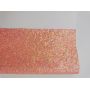 Orange Iridescent Chunky Glitter Leather Felt Backing