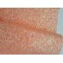 Orange Iridescent Chunky Glitter Leather Felt Backing