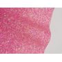 Pink Iridescent Chunky Glitter Leather Felt Backing