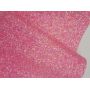 Pink Iridescent Chunky Glitter Leather Felt Backing