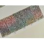 Rainbow Shining Chunky Glitter Leather Felt Backing
