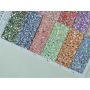 Stunning Chunky Glitter Leather With Canvas Backing