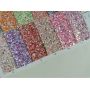 Stunning Chunky Glitter Leather With Canvas Backing